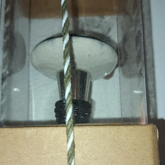 Home Essentials Decorative Wine Stopper - Black and White - Picture 5 of 6